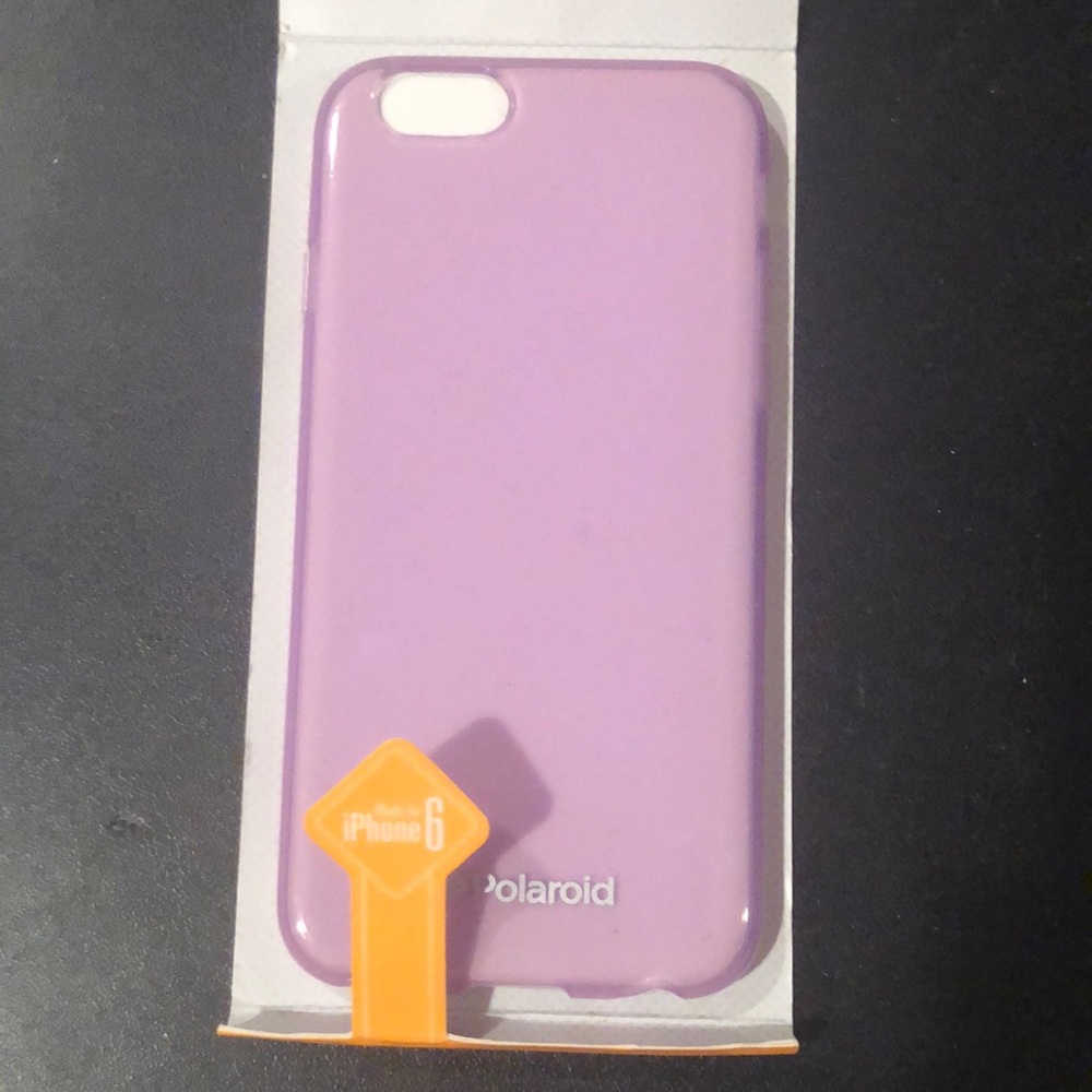 NWT purple Polaroid iPhone 6 case